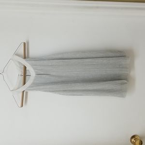 Women's Sleeveless Silver Blouse